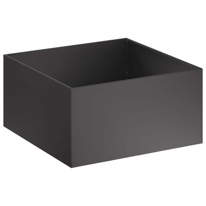 Plantenbak Zwart 60 x 60 x 40 cm Koudgewalst staal