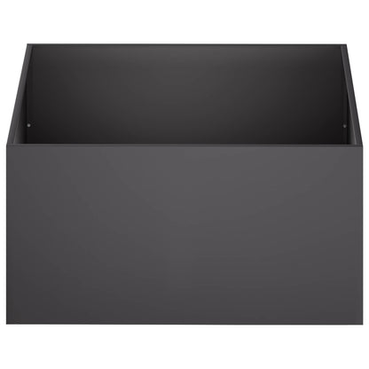 Plantenbak Zwart 60 x 60 x 40 cm Koudgewalst staal
