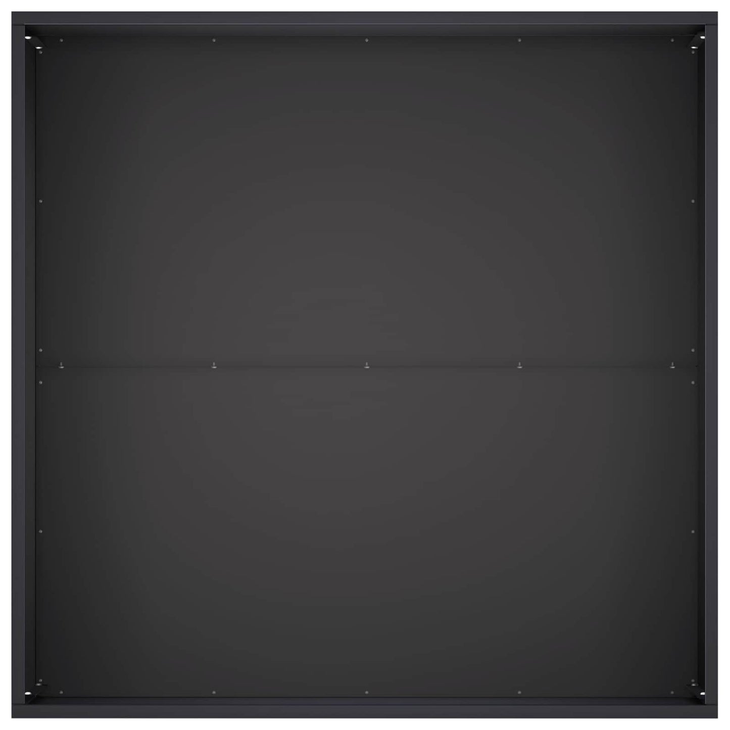 Plantenbak Zwart 60 x 60 x 40 cm Koudgewalst staal