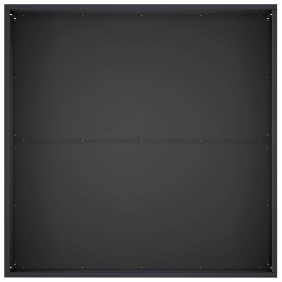 Plantenbak Zwart 60 x 60 x 40 cm Koudgewalst staal