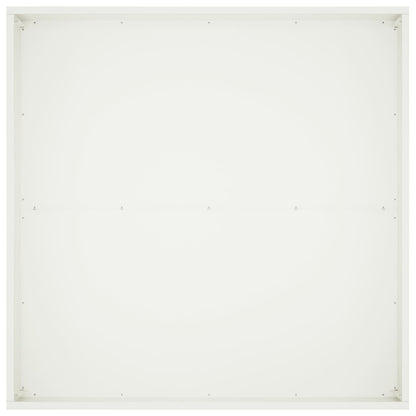 Plantenbak 2 st Wit 60 x 60 x 40 cm Koudgewalst staal