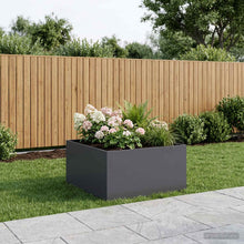 Plantenbak Antraciet 60 x 60 x 40 cm Koudgewalst staal