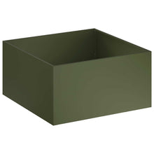 Plantenbak Olijfgroen 60 x 60 x 40 cm Koudgewalst staal
