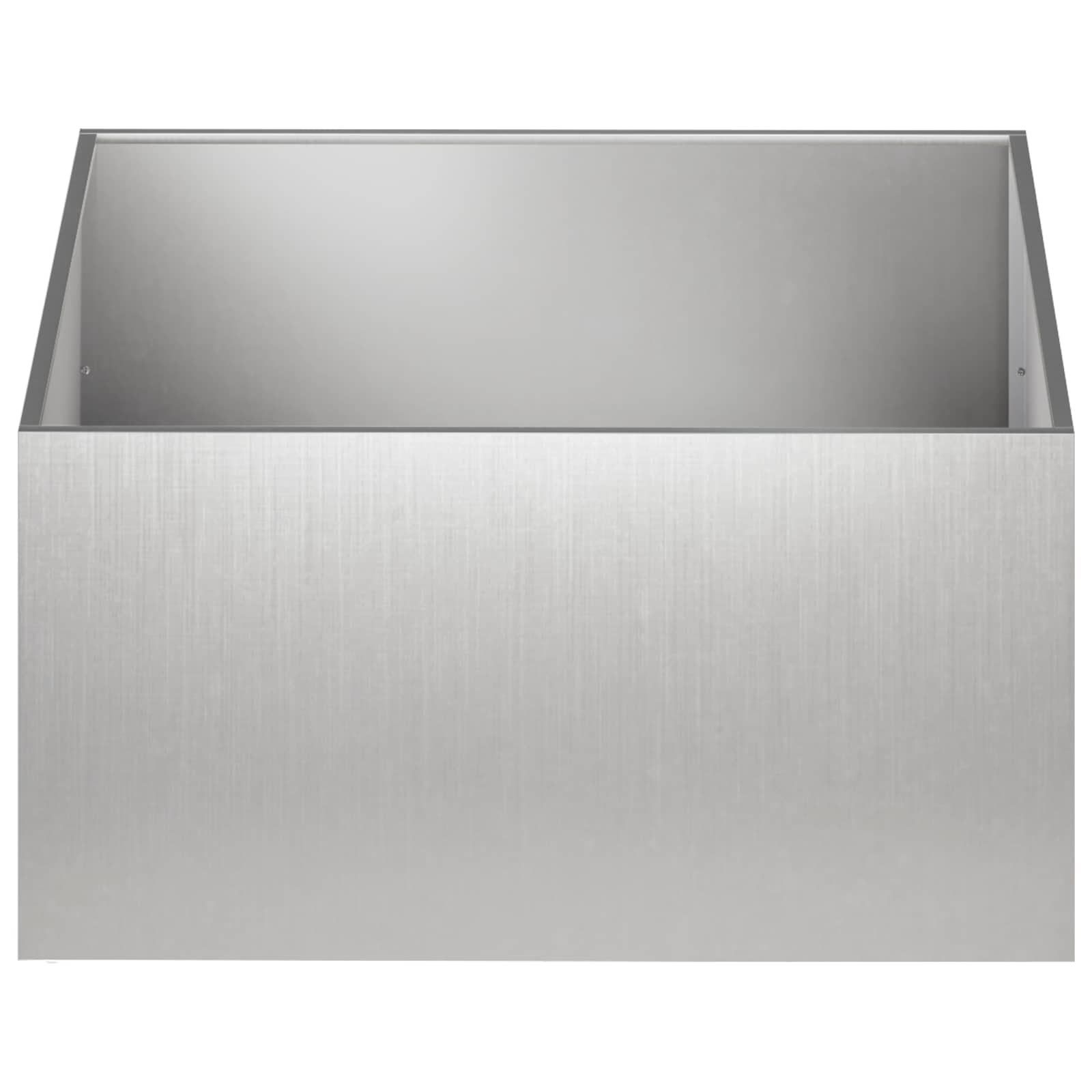 Plantenbak zilver 60 x 60 x 40 cm Roestvrij staal
