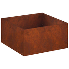 Plantenbak Roestkleurig 60 x 60 x 40 cm weervast staal
