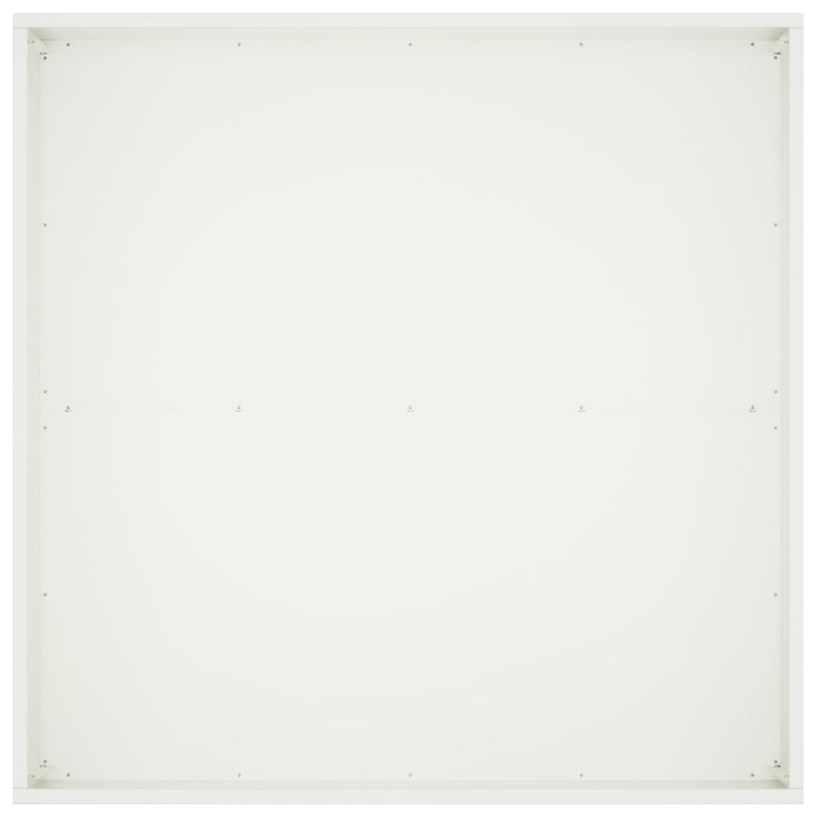Plantenbak Wit 80 x 80 x 40 cm Koudgewalst staal