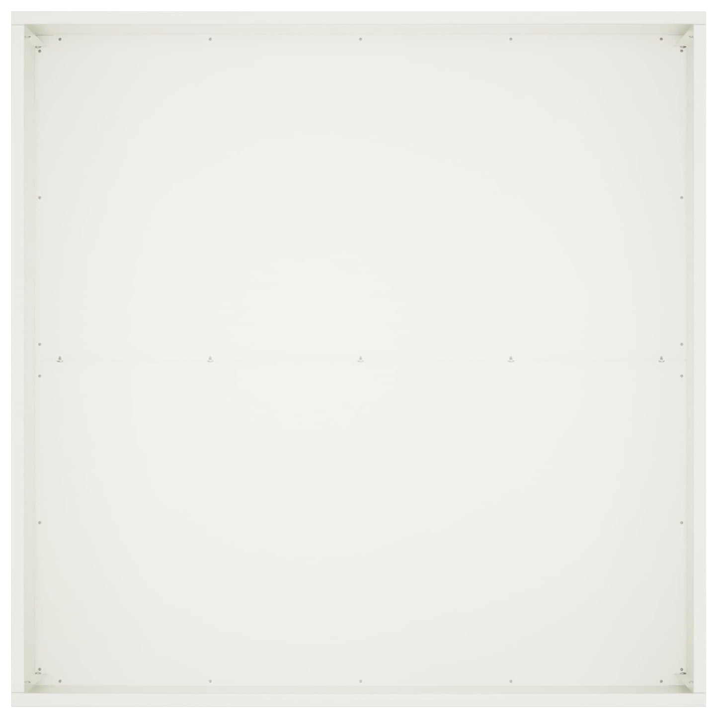 Plantenbak 2 st Wit 80 x 80 x 40 cm Koudgewalst staal
