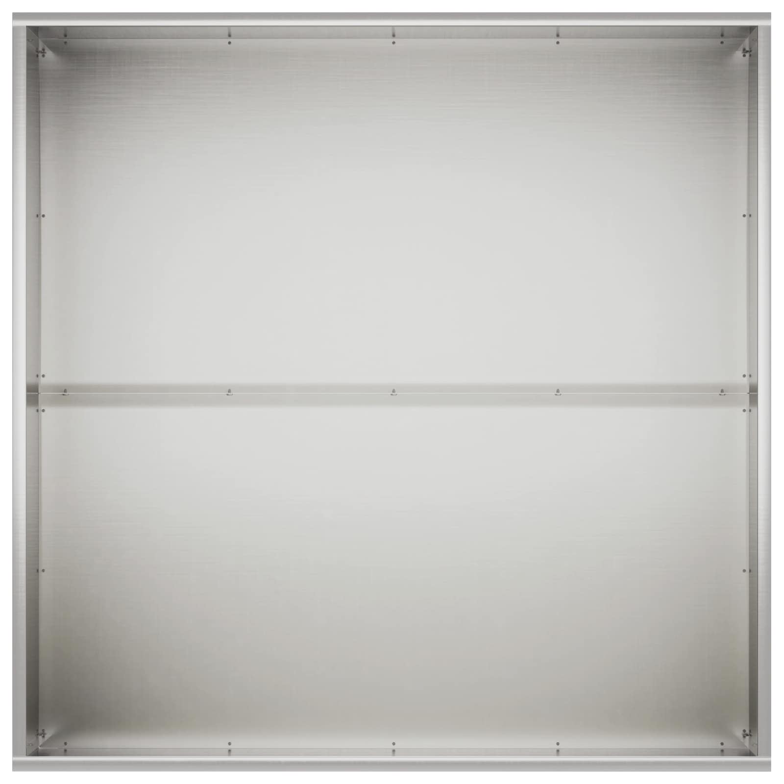 Plantenbak zilver 80 x 80 x 40 cm Roestvrij staal