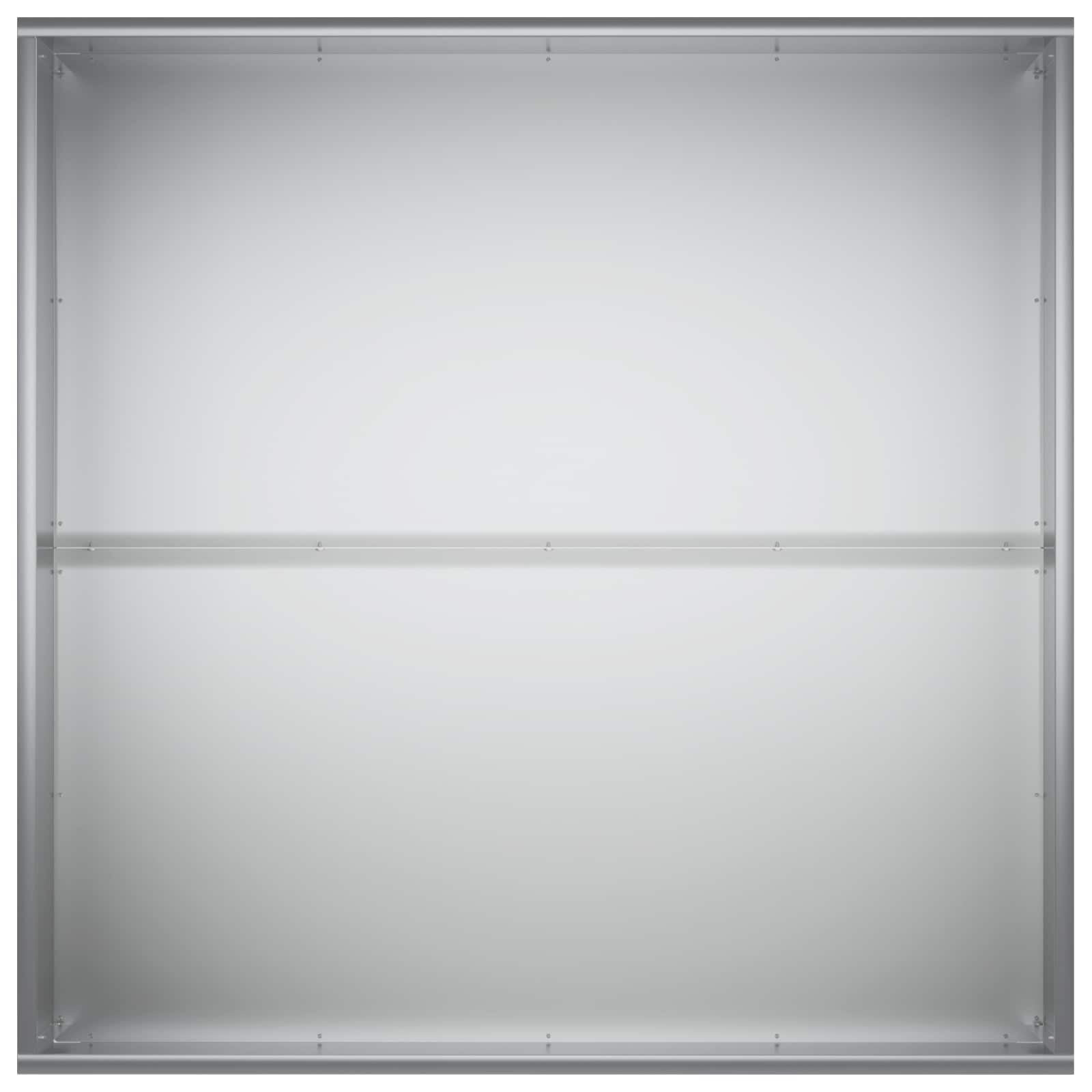 Plantenbak zilver 80 x 80 x 40 cm Gegalvaniseerd staal