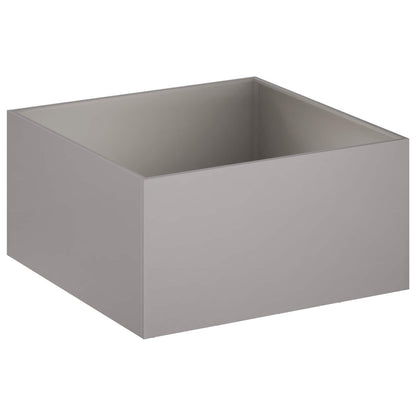 Plantenbak 2 st Roestkleurig 80 x 80 x 40 cm weervast staal