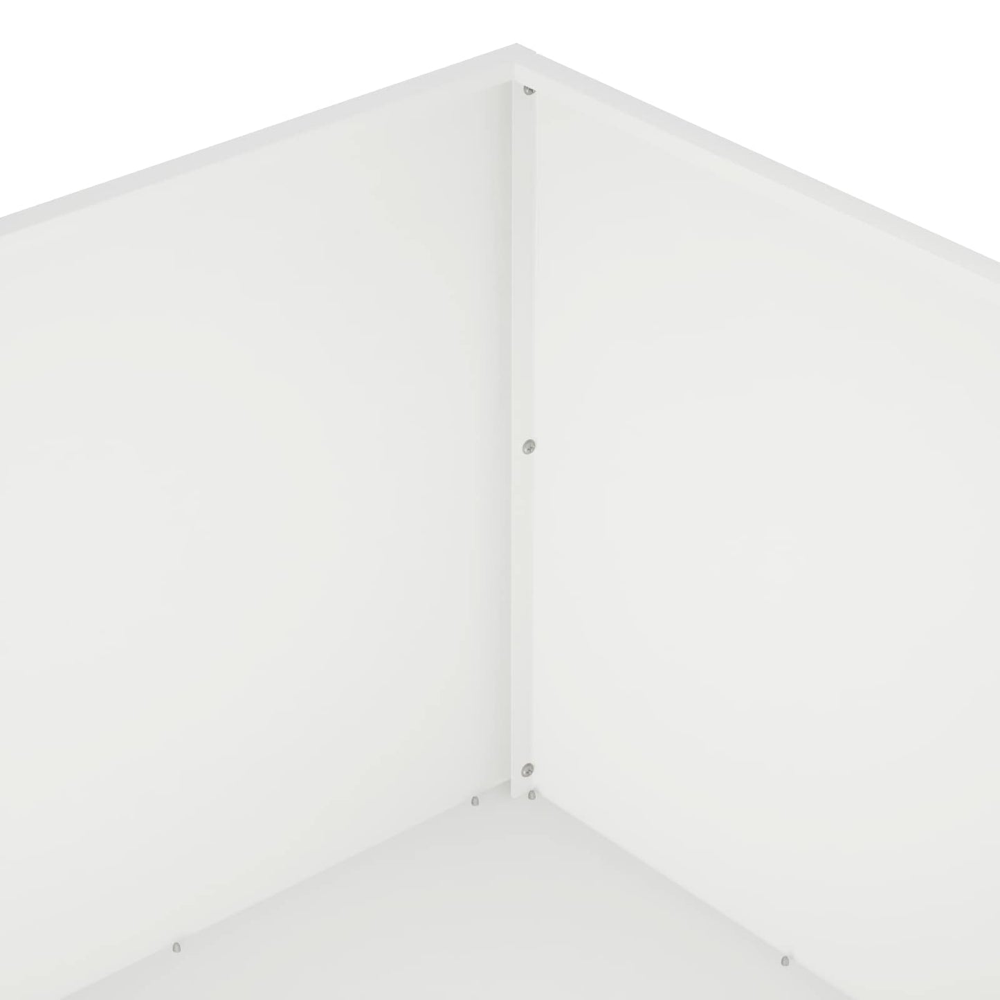 Plantenbak Wit 100 x 100 x 40 cm Koudgewalst staal