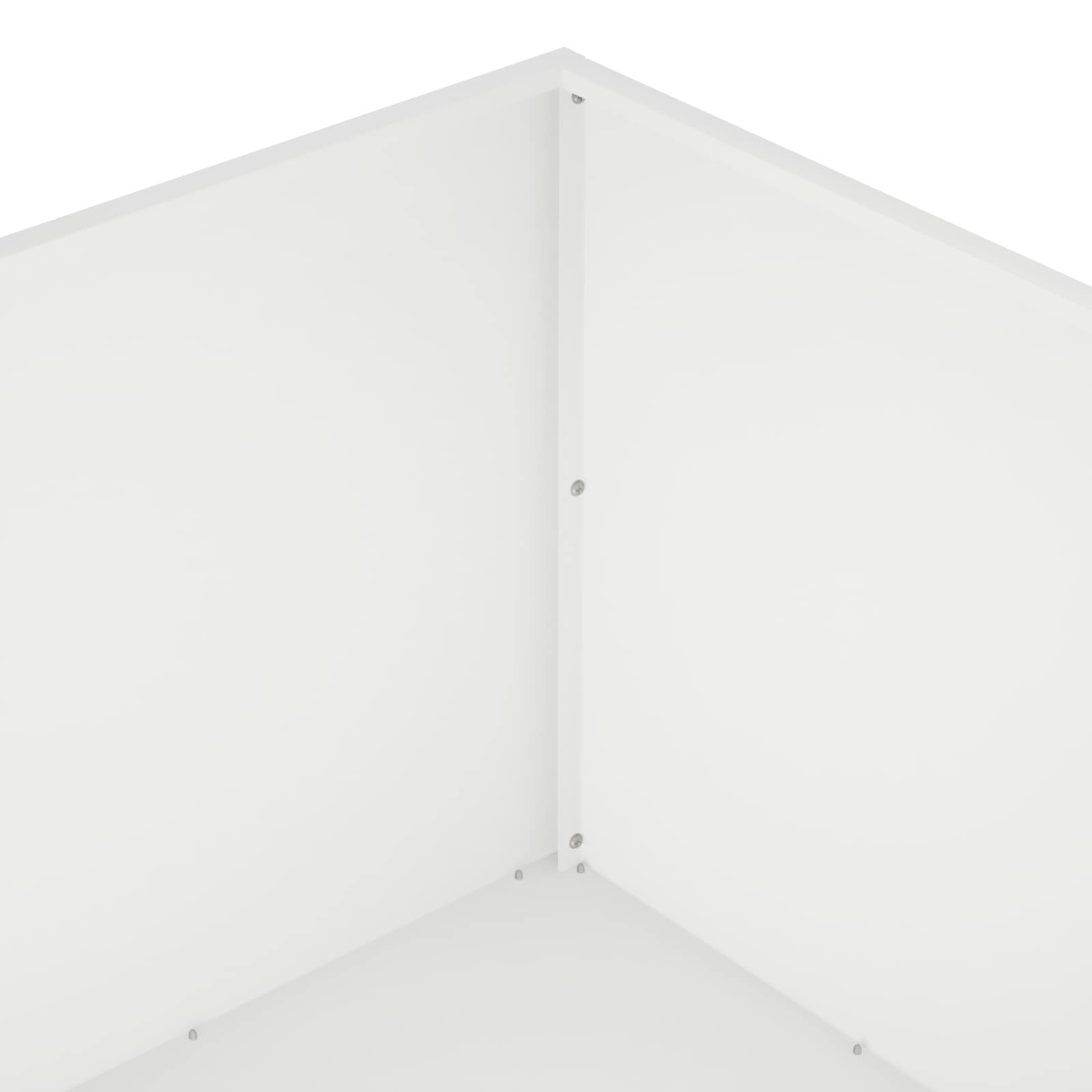 Plantenbak Wit 100 x 100 x 40 cm Koudgewalst staal
