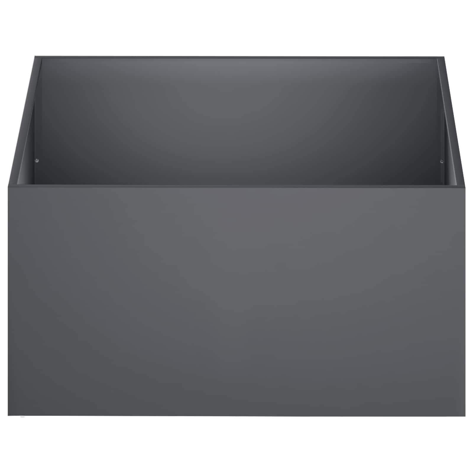 Plantenbak Antraciet 100 x 100 x 40 cm Koudgewalst staal
