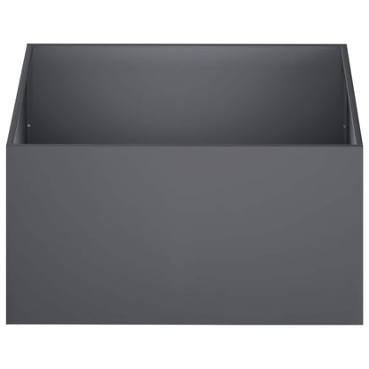Plantenbak Antraciet 100 x 100 x 40 cm Koudgewalst staal
