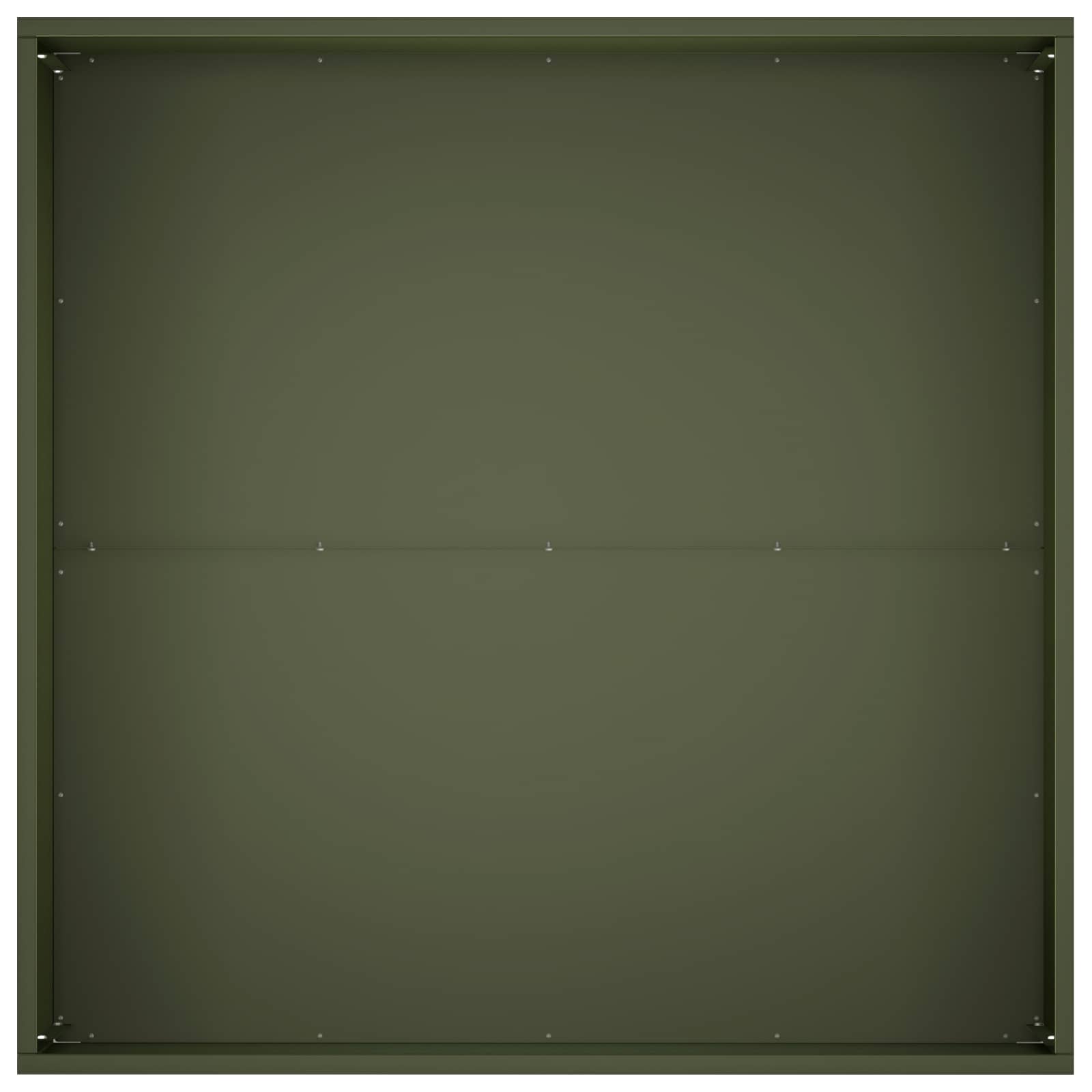 Plantenbak Olijfgroen 100 x 100 x 40 cm Koudgewalst staal