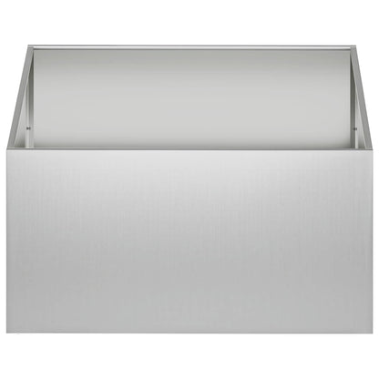 Plantenbak zilver 100 x 100 x 40 cm Gegalvaniseerd staal