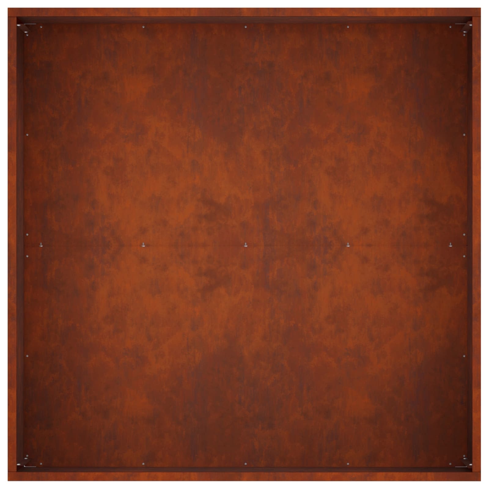 Plantenbak Roestkleurig 100 x 100 x 40 cm weervast staal