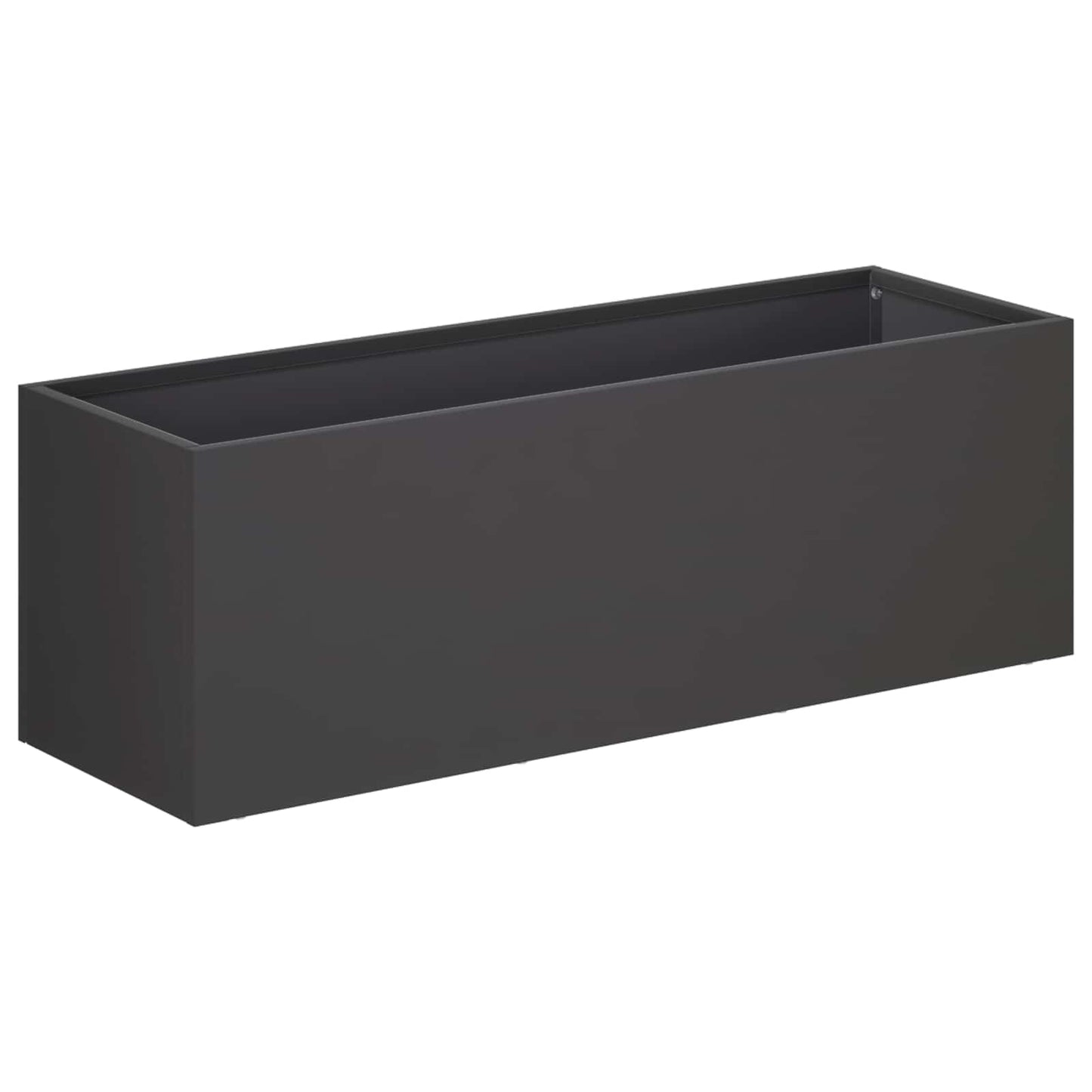 Plantenbak Zwart 40 x 20 x 20 cm Koudgewalst staal