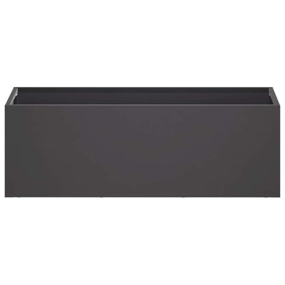 Plantenbak Zwart 40 x 20 x 20 cm Koudgewalst staal