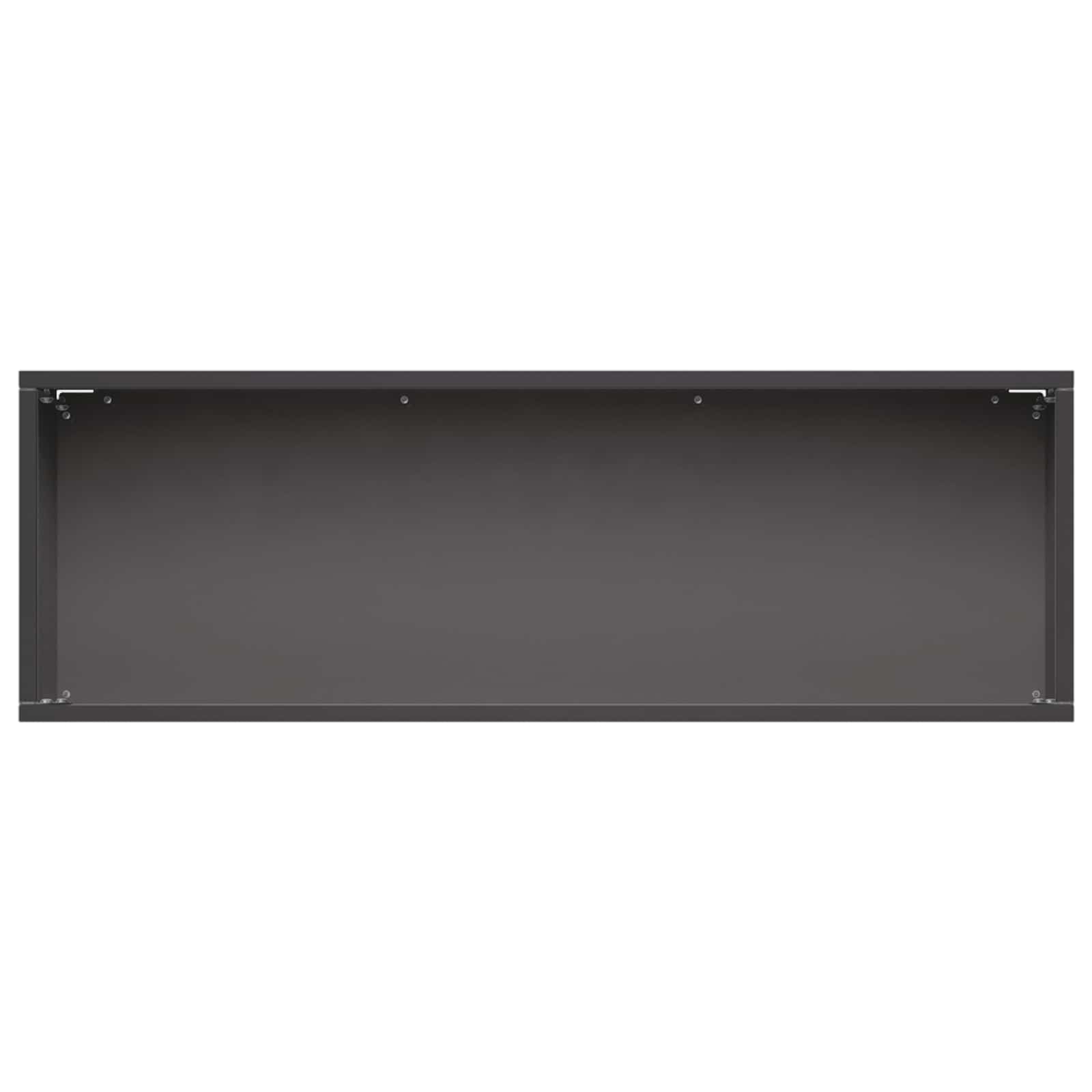 Plantenbak Zwart 40 x 20 x 20 cm Koudgewalst staal
