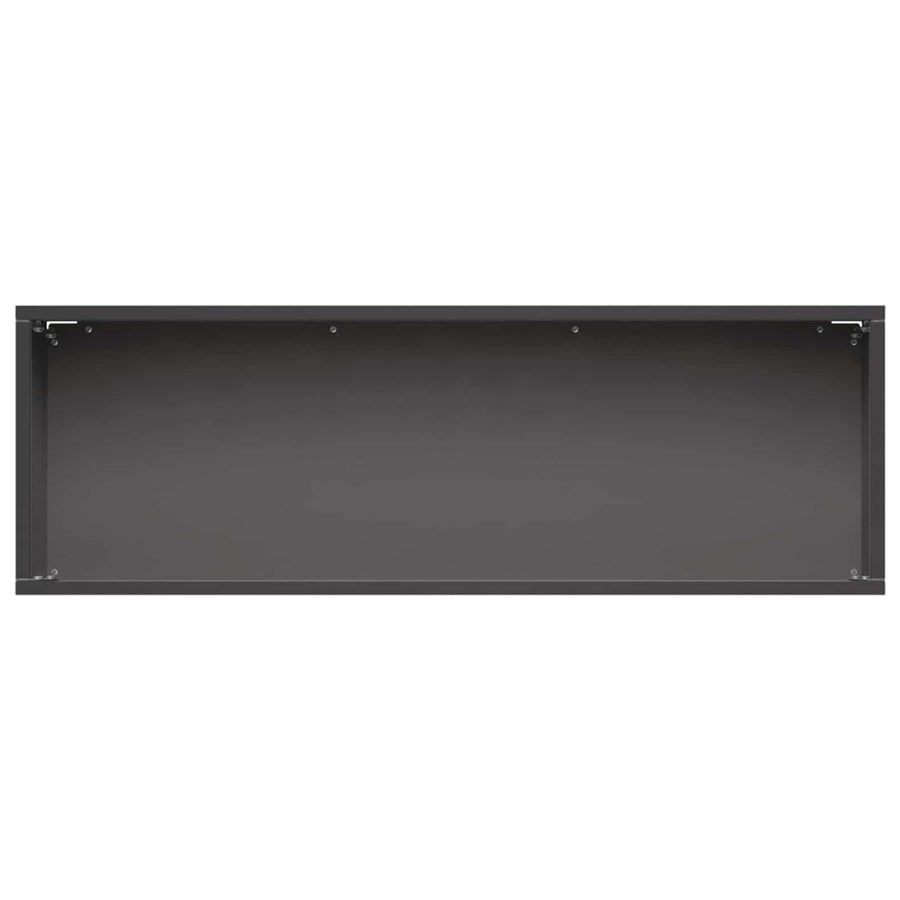 Plantenbak Zwart 40 x 20 x 20 cm Koudgewalst staal