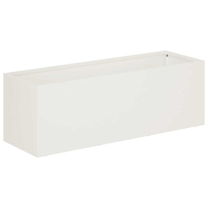 Plantenbak Wit 40 x 20 x 20 cm Koudgewalst staal