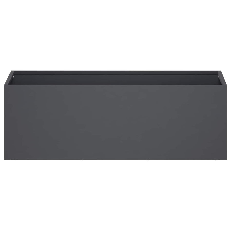 Plantenbak Antraciet 40 x 20 x 20 cm Koudgewalst staal