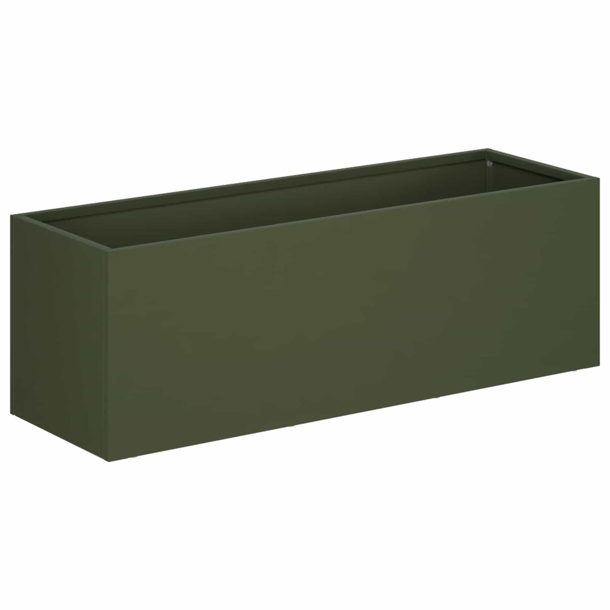 Plantenbak Olijfgroen 40 x 20 x 20 cm Koudgewalst staal