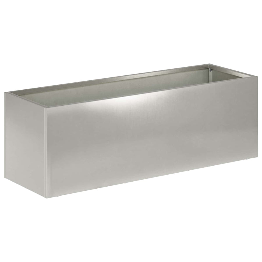Plantenbak zilver 40 x 20 x 20 cm Roestvrij staal