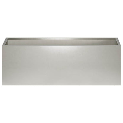 Plantenbak zilver 40 x 20 x 20 cm Roestvrij staal