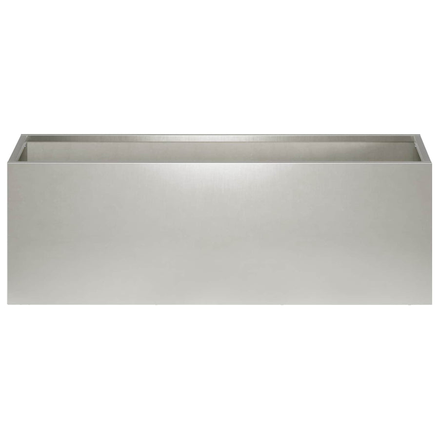 Plantenbak zilver 40 x 20 x 20 cm Roestvrij staal