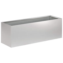 Plantenbak zilver 40 x 20 x 20 cm Gegalvaniseerd staal