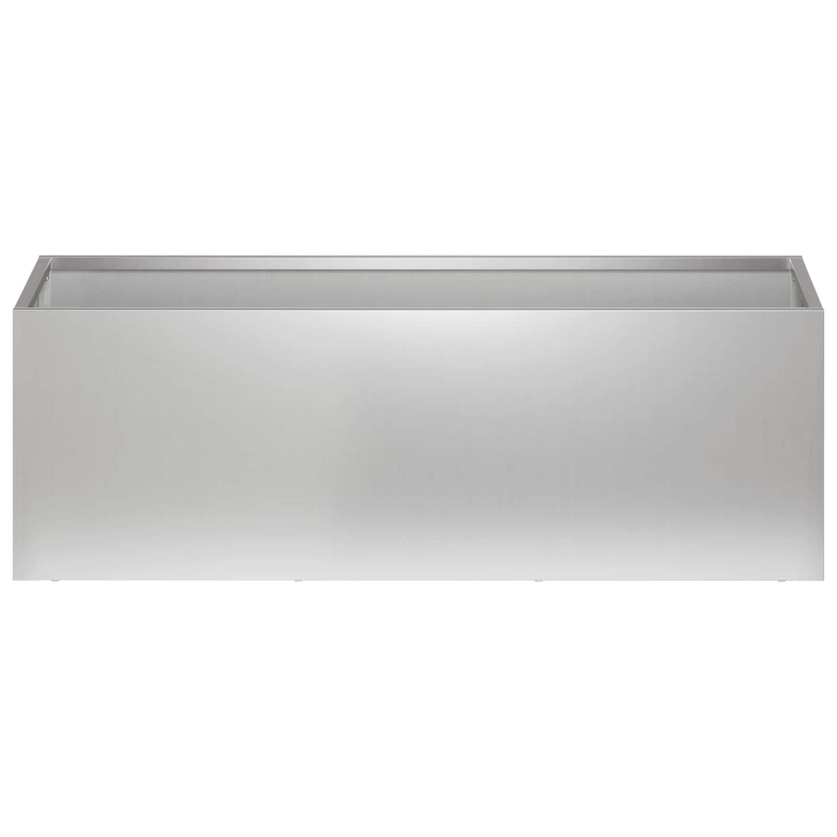 Plantenbak zilver 40 x 20 x 20 cm Gegalvaniseerd staal