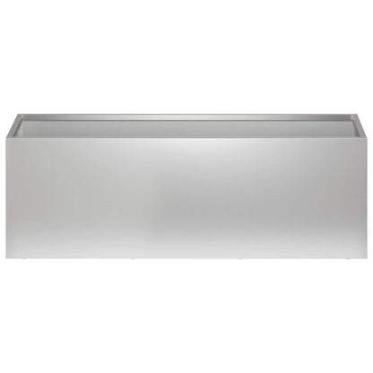 Plantenbak zilver 40 x 20 x 20 cm Gegalvaniseerd staal