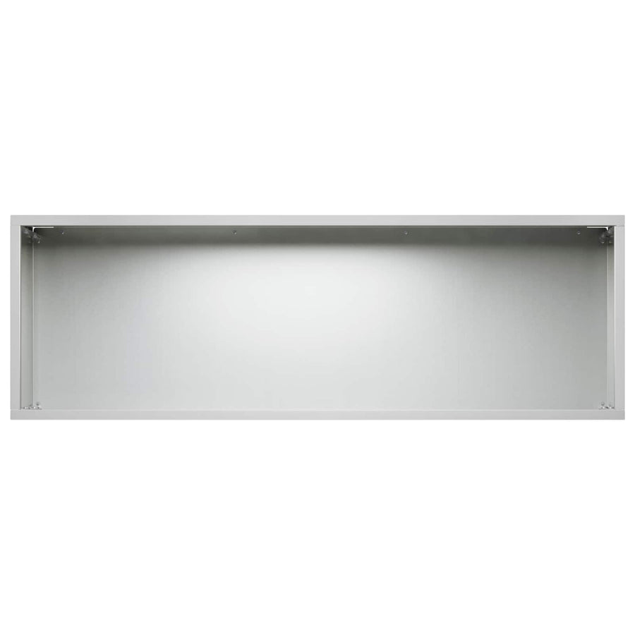 Plantenbak zilver 40 x 20 x 20 cm Gegalvaniseerd staal