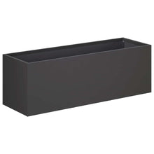 Plantenbak Zwart 60 x 20 x 20 cm Koudgewalst staal