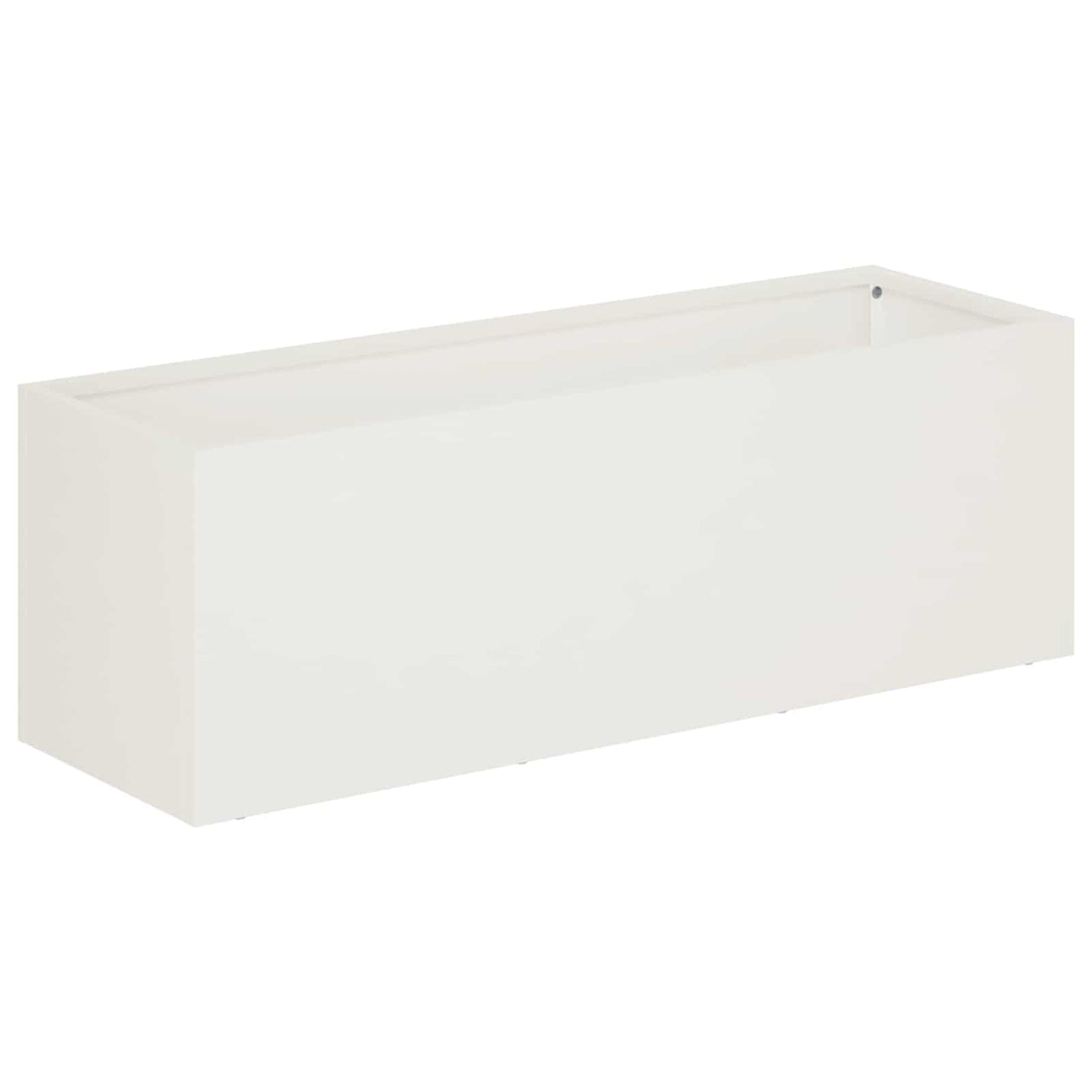 Plantenbak Wit 60 x 20 x 20 cm Koudgewalst staal