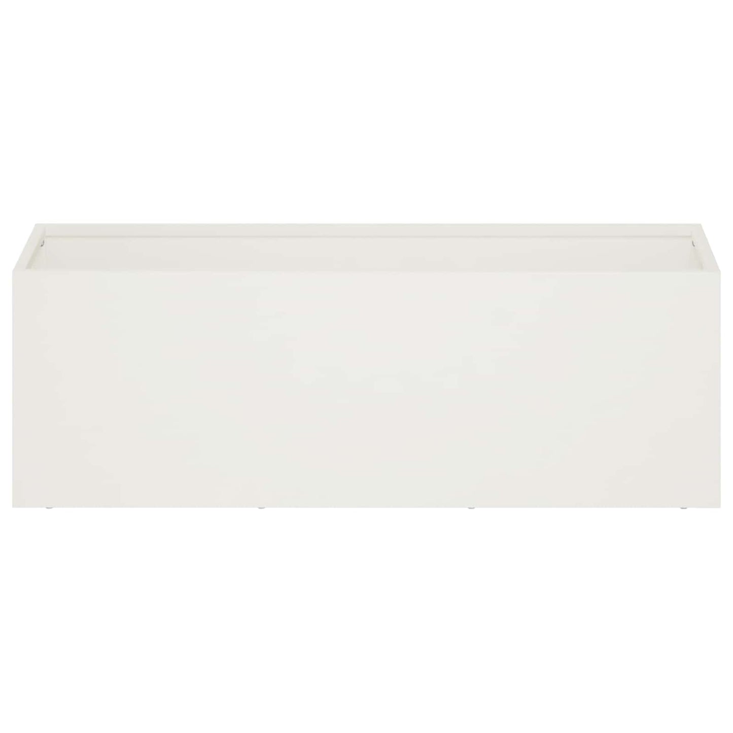 Plantenbak Wit 60 x 20 x 20 cm Koudgewalst staal