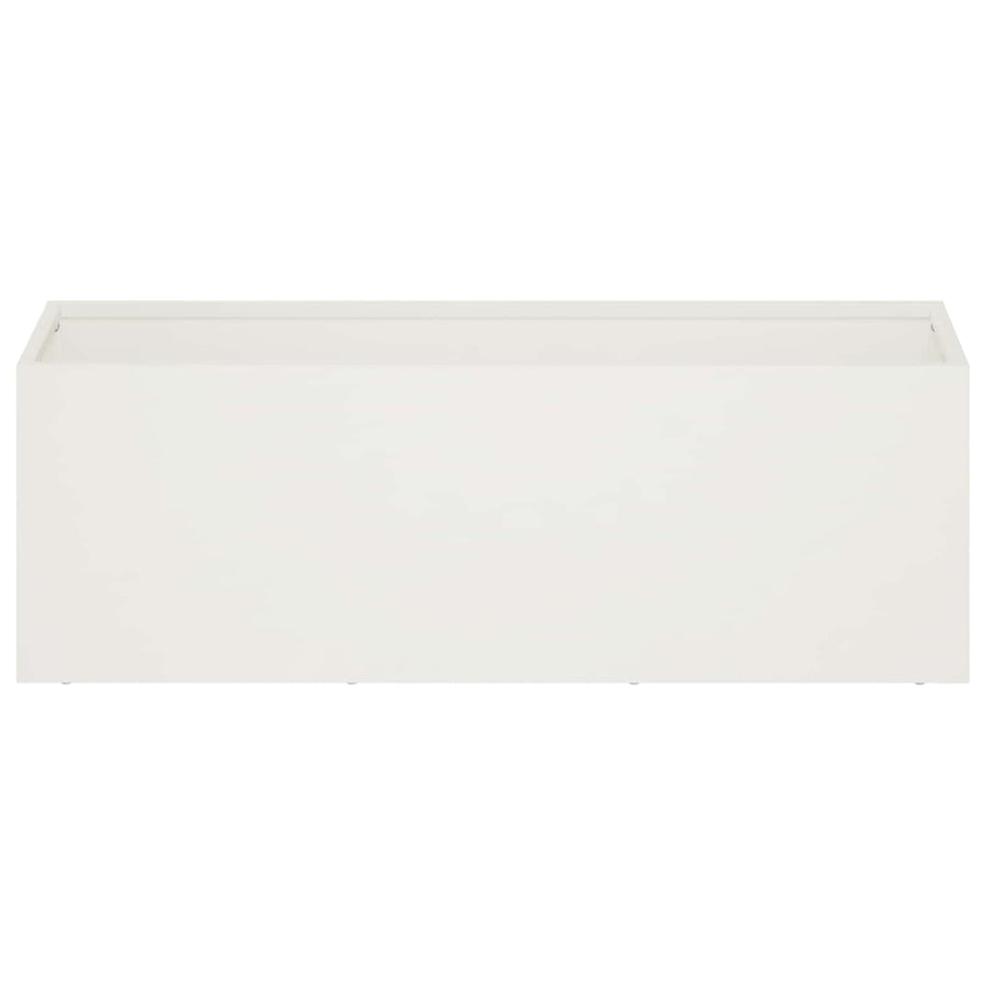 Plantenbak Wit 60 x 20 x 20 cm Koudgewalst staal
