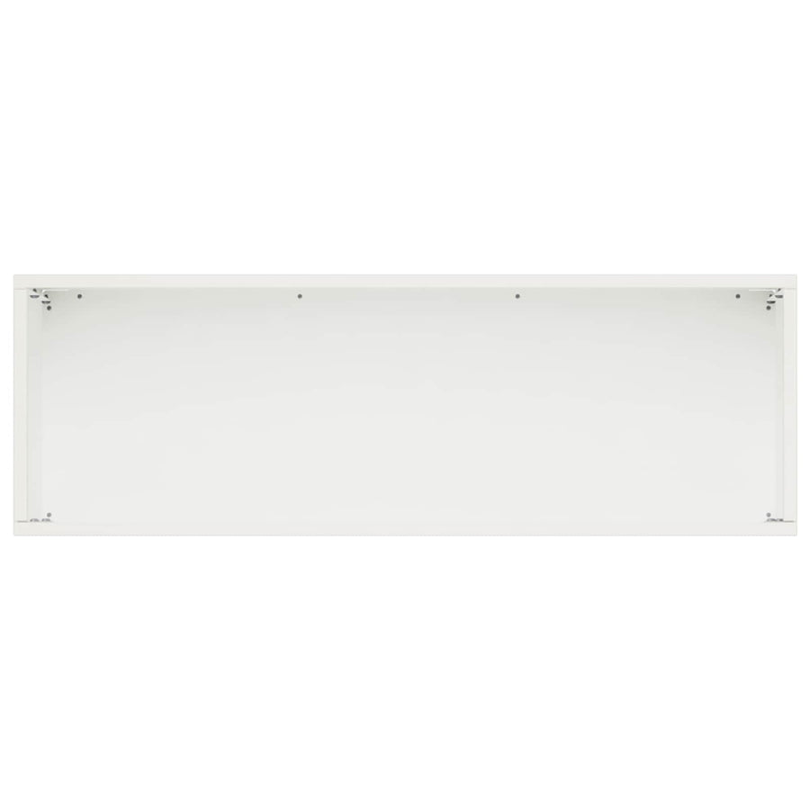 Plantenbak Wit 60 x 20 x 20 cm Koudgewalst staal