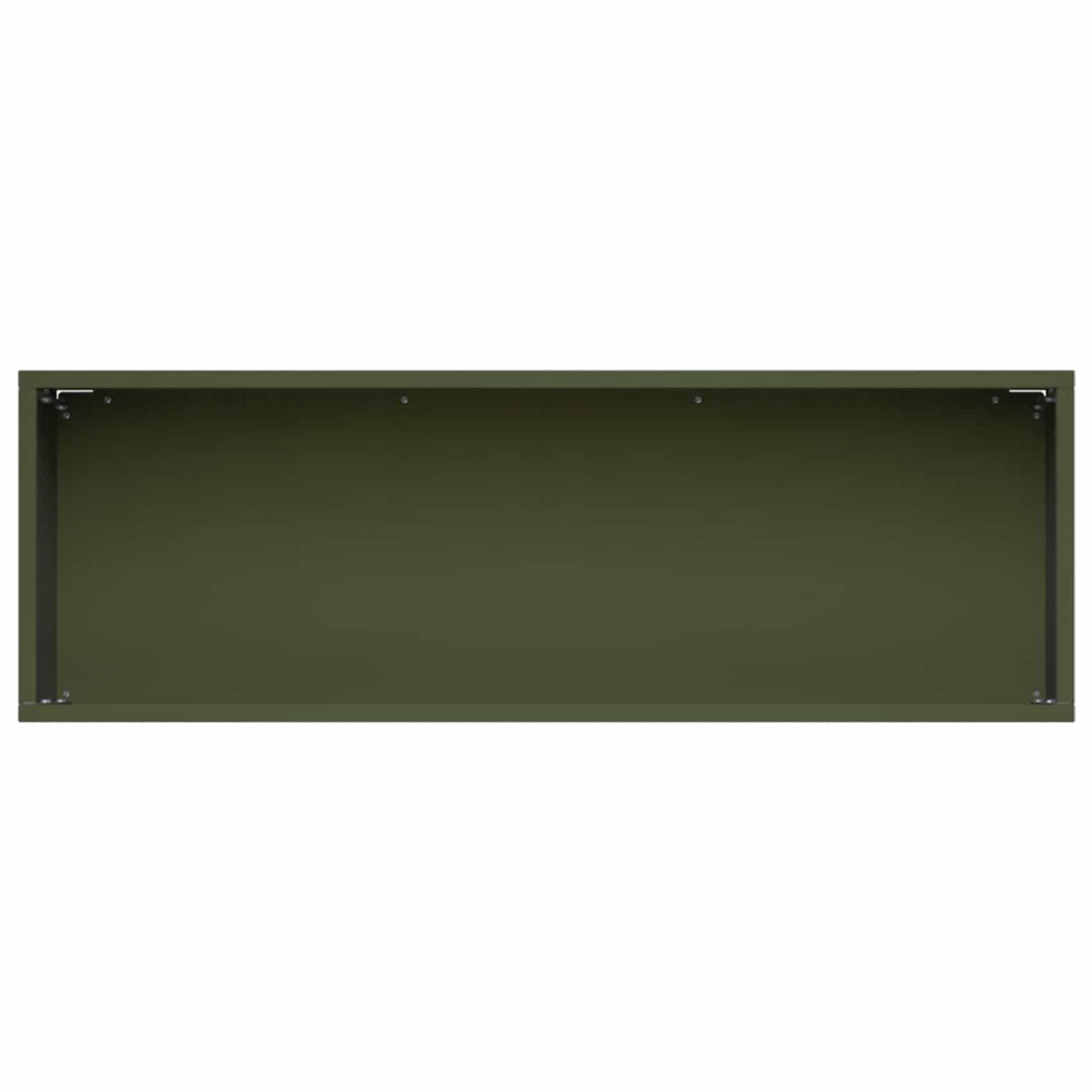 Plantenbak 2 st Olijfgroen 60 x 20 x 20 cm Koudgewalst staal