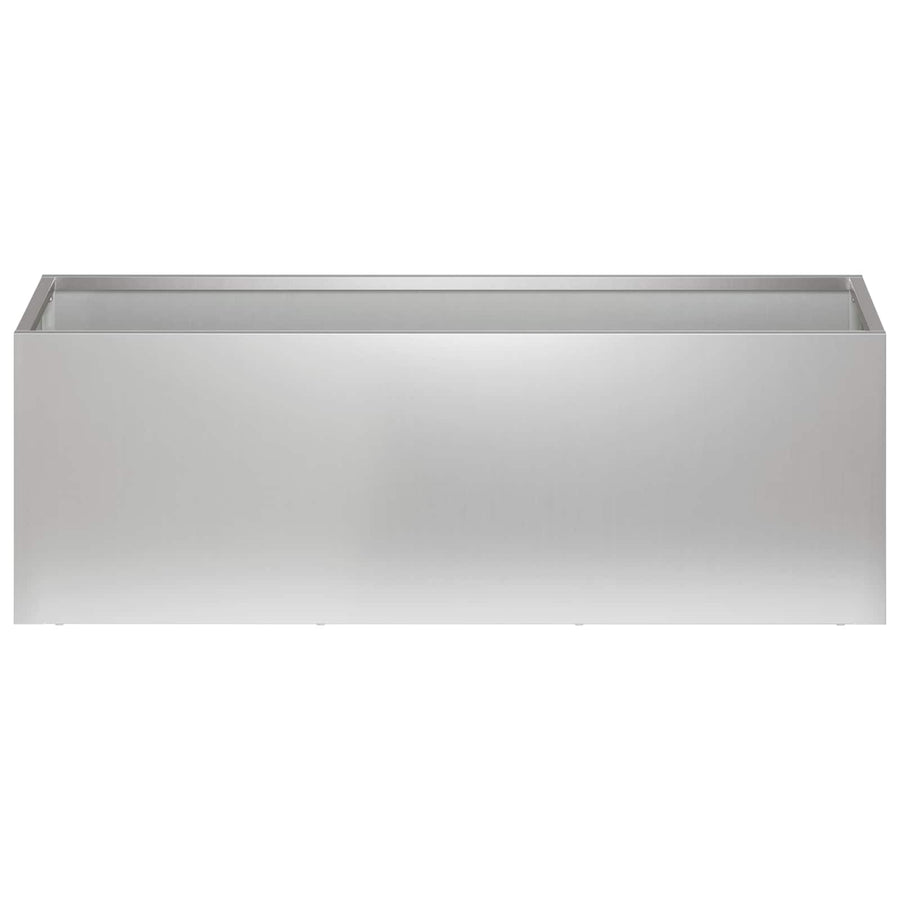 Plantenbak zilver 60 x 20 x 20 cm Gegalvaniseerd staal