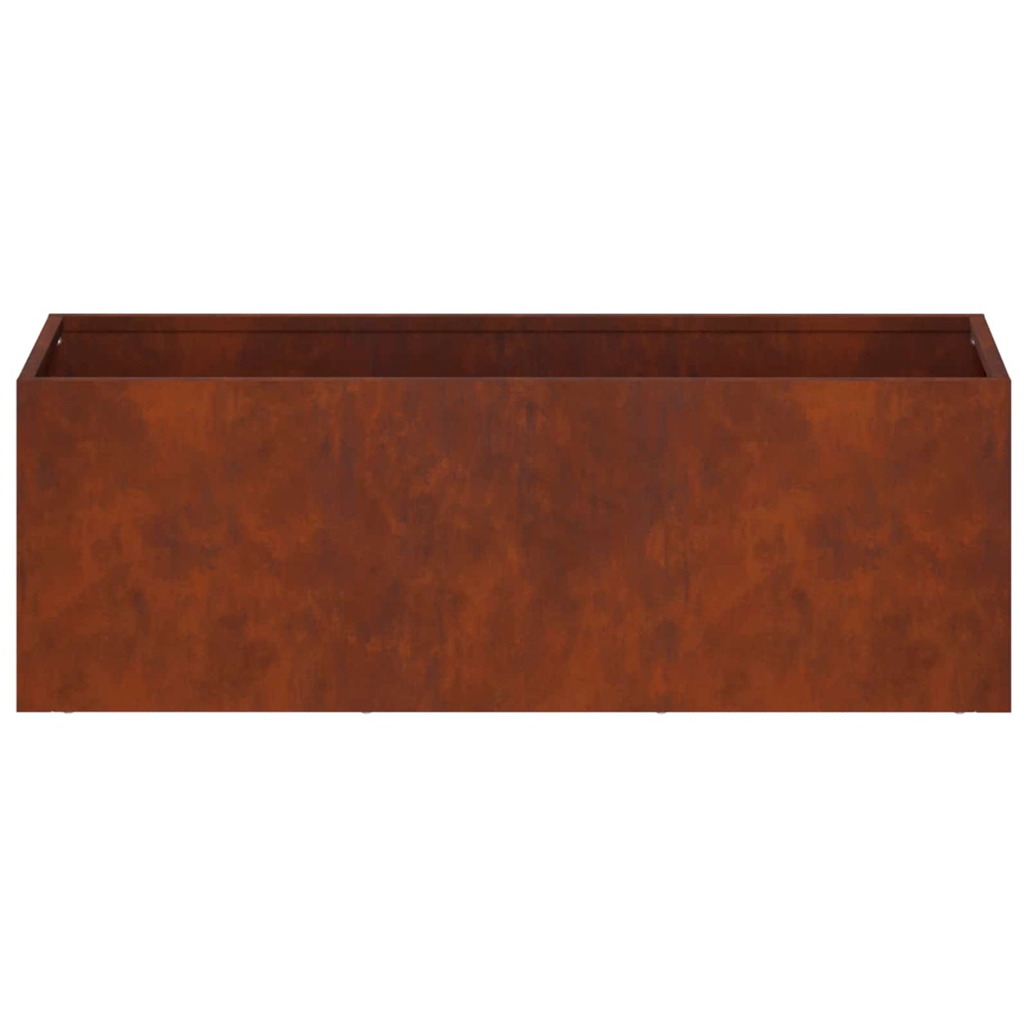 Plantenbak 2 st Roestkleurig 60 x 20 x 20 cm weervast staal