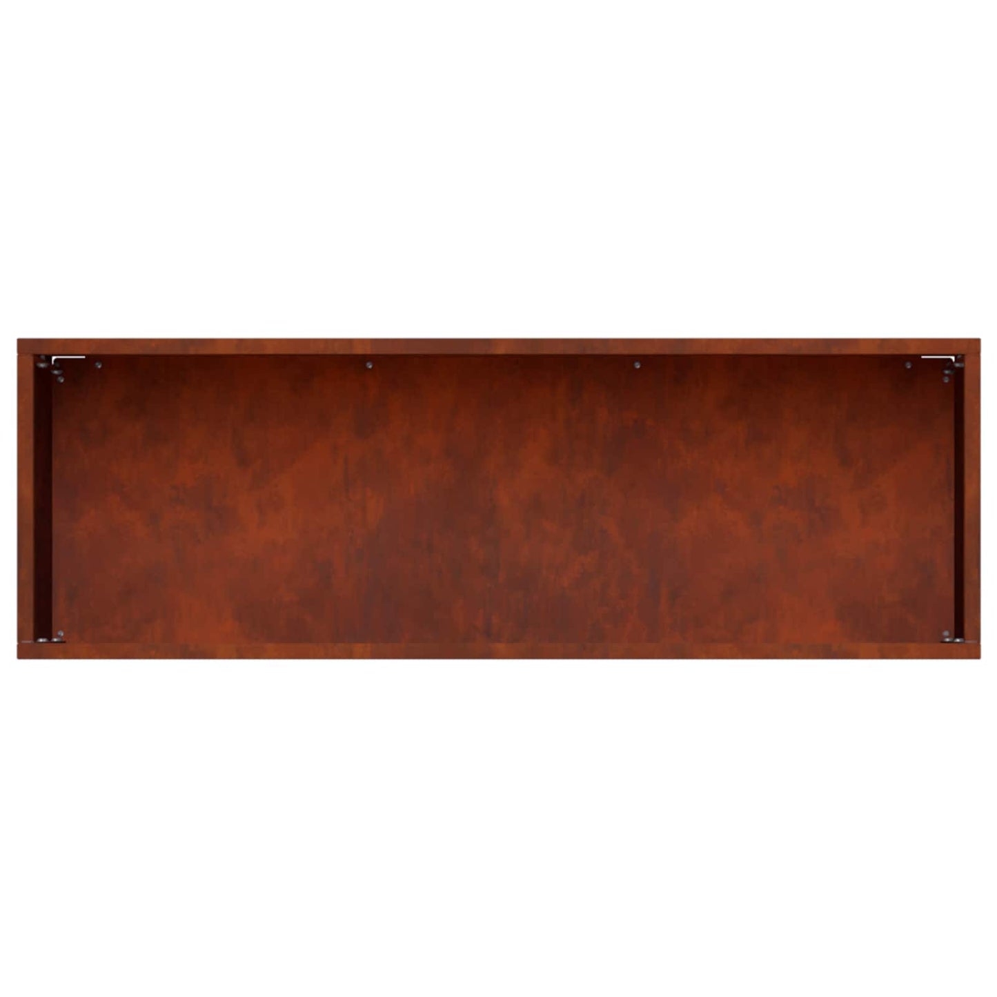 Plantenbak 2 st Roestkleurig 60 x 20 x 20 cm weervast staal