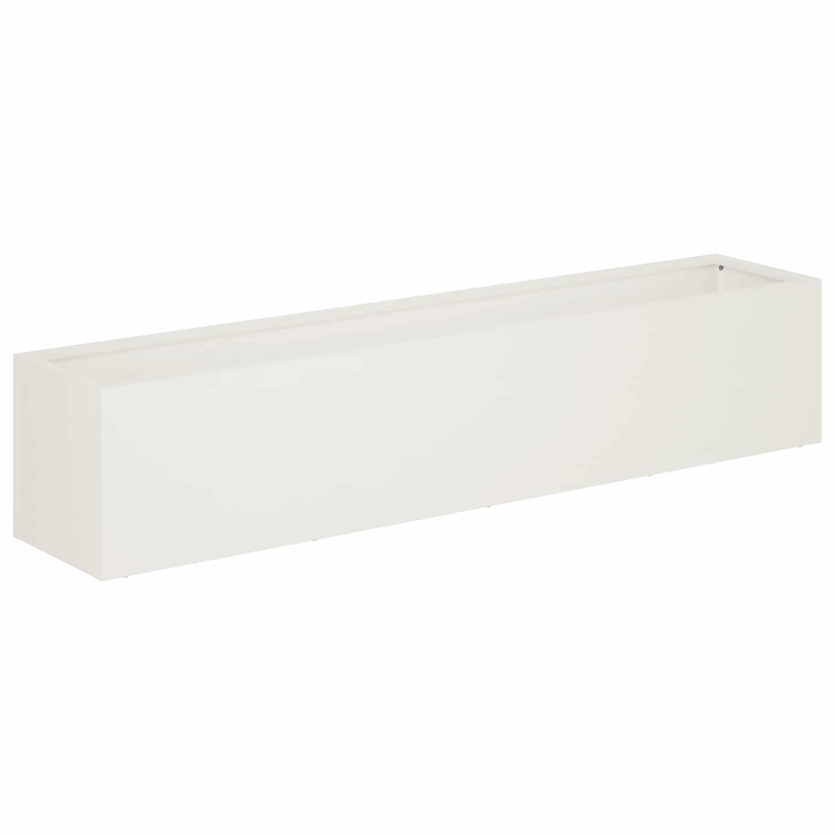 Plantenbak Wit 80 x 20 x 20 cm Koudgewalst staal