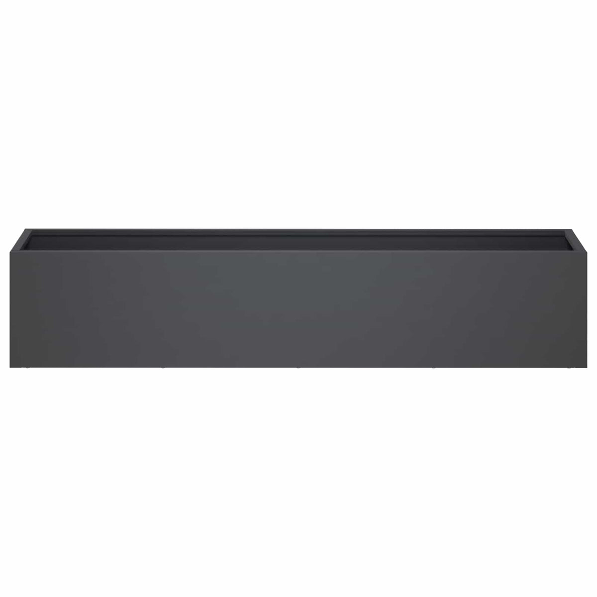 Plantenbak 2 st Antraciet 80 x 20 x 20 cm Koudgewalst staal