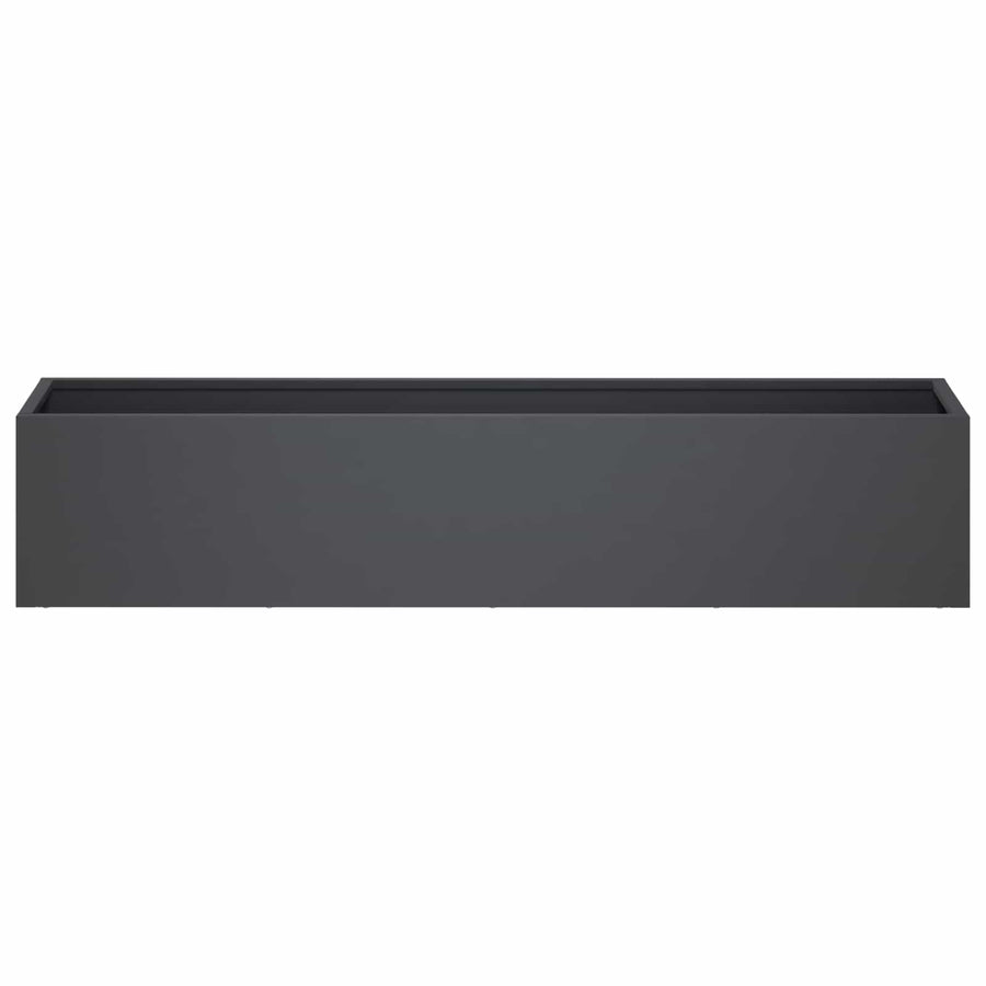 Plantenbak 2 st Antraciet 80 x 20 x 20 cm Koudgewalst staal