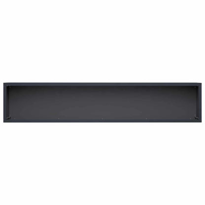 Plantenbak 2 st Antraciet 80 x 20 x 20 cm Koudgewalst staal