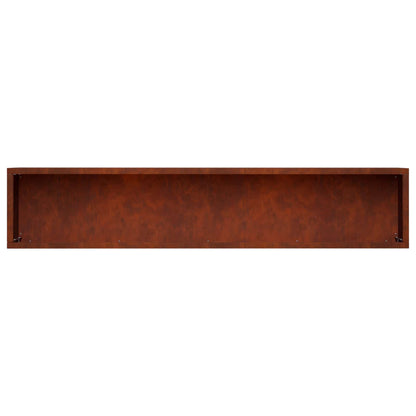 Plantenbak Roestkleurig 80 x 20 x 20 cm weervast staal