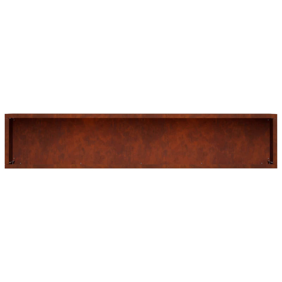 Plantenbak Roestkleurig 80 x 20 x 20 cm weervast staal